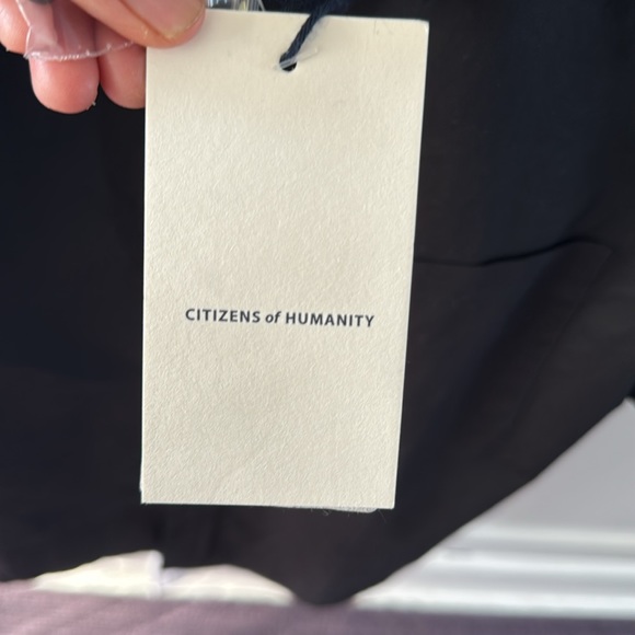 Citizens for Humanity short sleeve Kayla button down shirt in Black small - Picture 4 of 11